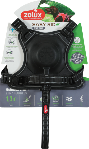 Easyride Harness Black, Large